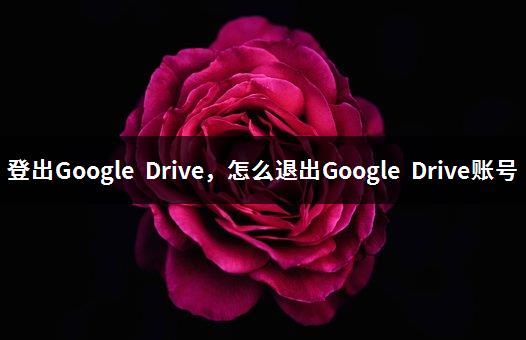 登出Google Drive，怎么退出Google Drive账号-1
